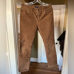 Men’s Banana Republic Slim Corduroy Pants in Brown Size 32 x 30